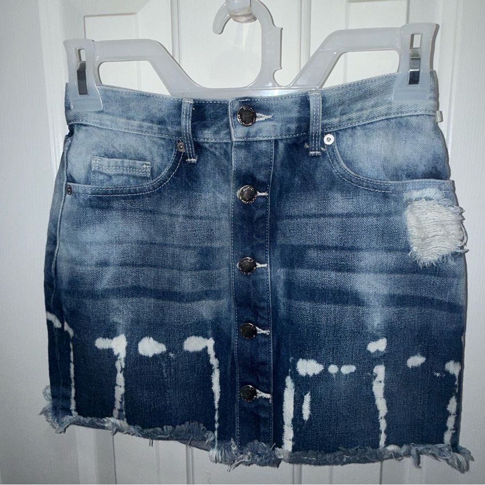 Juicy-couture Women's Blue and White Skirt